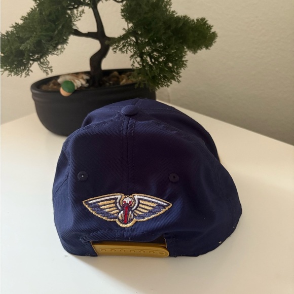 New Era New Orleans Basketball Cap - Navy and Gold - Picture 4 of 4